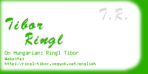 tibor ringl business card